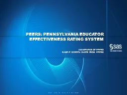 PEERS: Pennsylvania Educator Effectiveness Rating System