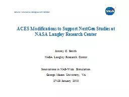 ACES Modifications to Support NextGen Studies at NASA Langley Research Center