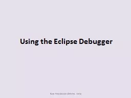 Using the Eclipse Debugger