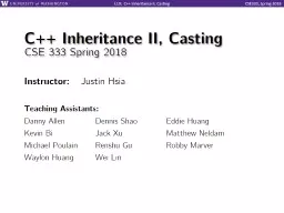 C   Inheritance II, Casting