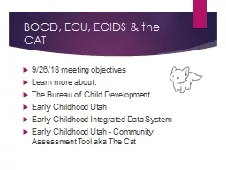 BOCD, ECU, ECIDS & the CAT