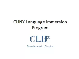 CUNY Language Immersion Program