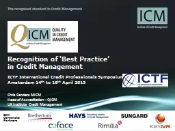 ICTF International Credit Professionals Symposium