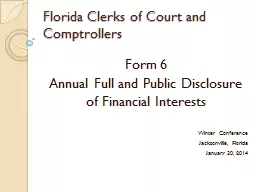Florida Clerks of Court and