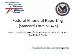 Federal Financial Reporting