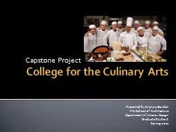 College for the Culinary Arts