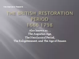 The British Restoration Period