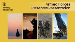 Armed Forces  Reserves Presentation