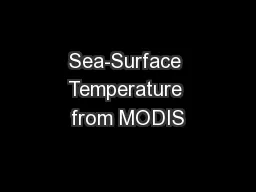 Sea-Surface Temperature from MODIS