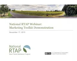 National RTAP 101 Webinar Series: