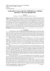 IOSR Journal of Humanities and Social Science IOSR JHS