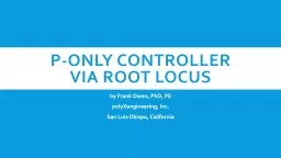 P-only controller via root locus
