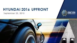 Hyundai 2016 upfront September 25, 2015