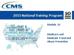 2015 National  Training Program