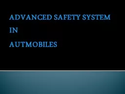 ADVANCED SAFETY SYSTEM IN