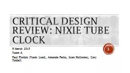 CRITICAL design review: Nixie tube clock