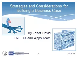 Strategies and Considerations for Building a Business Case