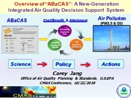 Overview of “ ABaCAS ”: