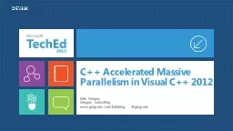 C   Accelerated Massive Parallelism in Visual C   2012