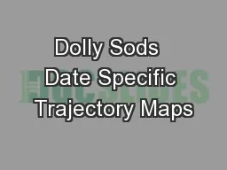 Dolly Sods  Date Specific Trajectory Maps