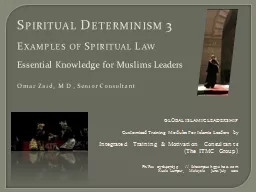 Spiritual Determinism 3 Examples of Spiritual Law