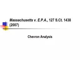Massachusetts v. E.P.A. , 127 S.Ct. 1438 (2007)