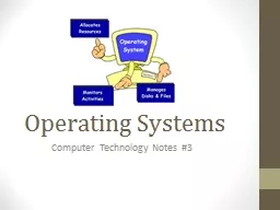 Operating Systems Computer Technology Notes #3
