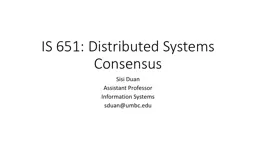 IS   651:   Distributed