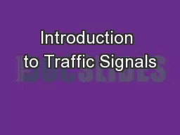 Introduction to Traffic Signals