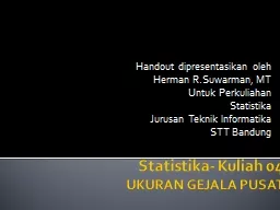 Statistika -  Kuliah  04