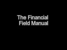The Financial Field Manual