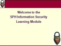 Welcome to the          SPH Information