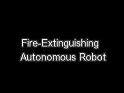 Fire-Extinguishing  Autonomous Robot
