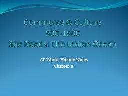Commerce & Culture 500-1500