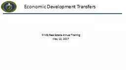 Economic Development Transfers