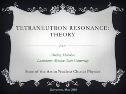 tetraneutron resonance: THEORY