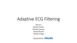 Adaptive ECG Filtering Group 2: