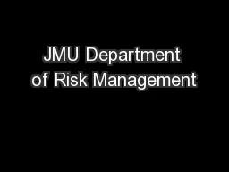 JMU Department of Risk Management