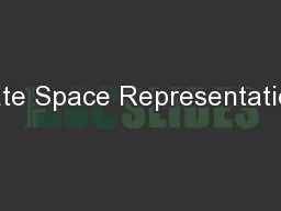 State Space Representations