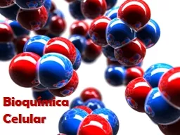 Bioquímica Celular Bioquímica