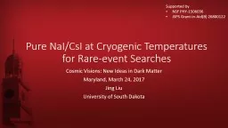 Pure NaI/CsI at Cryogenic Temperatures for Rare-event Searches