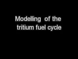 Modelling  of the tritium fuel cycle