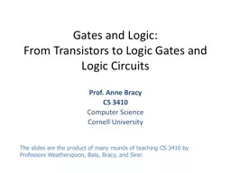 Gates and Logic: From Transistors