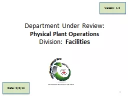 Department Under Review: