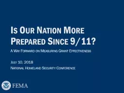 Is Our Nation More Prepared Since 9/11?