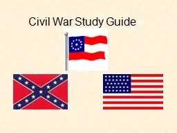 Civil War Study Guide SECESSION