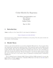 Cubist Models For Regression Max Kuhn max
