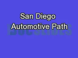 San Diego Automotive Path