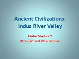Ancient Civilizations: Indus River Valley