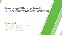 Harnessing GPU  compute